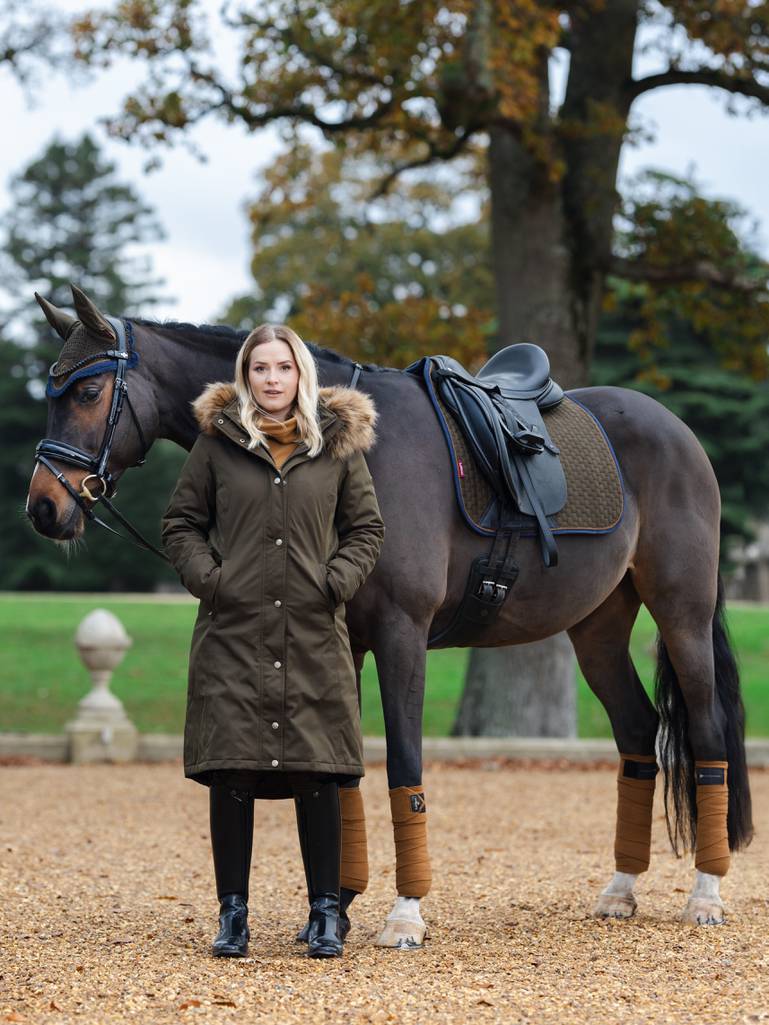 LeMieux Suede Dressage Square - AW24