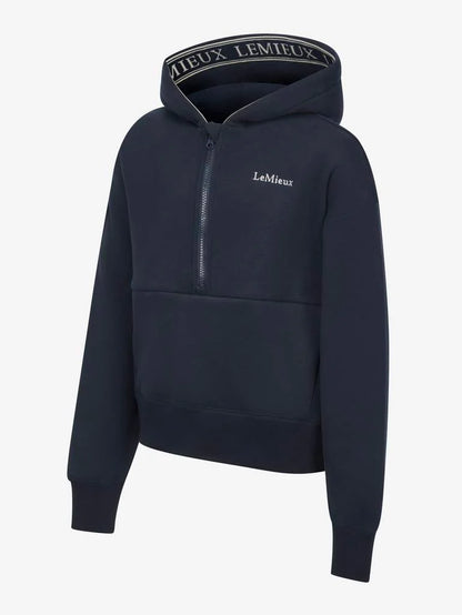 LeMieux Young Rider Hettie Half Zip Hoodie - Navy