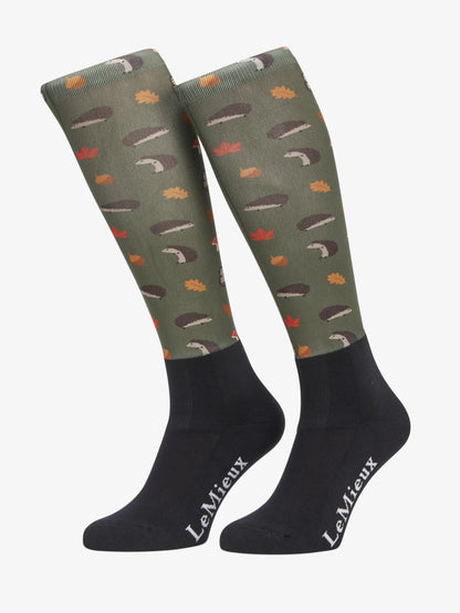 LeMieux Footsie Socks - Hedgehogs