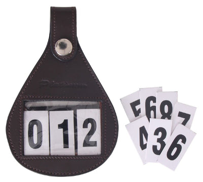 Platinum Leather Number Holder