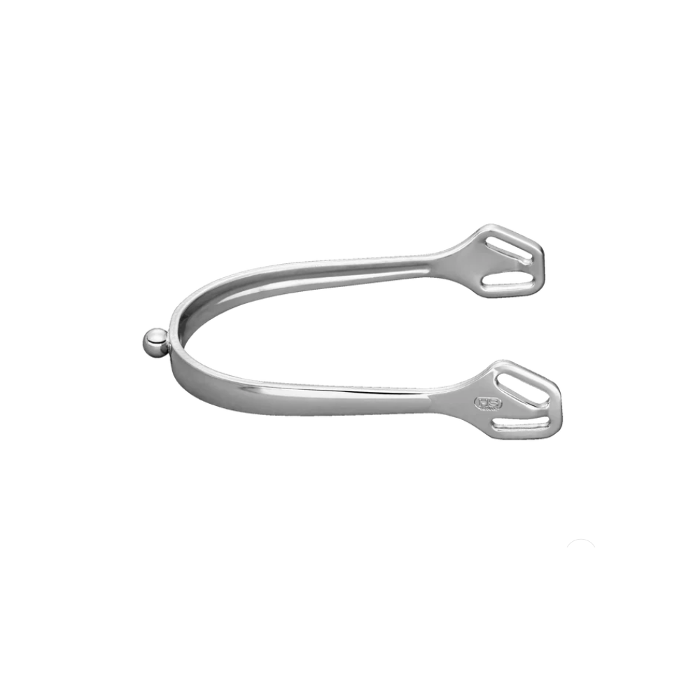 Sprenger ULTRA fit spurs with Balkenhol fastening - Stainless steel, 8 mm Ball-Shaped