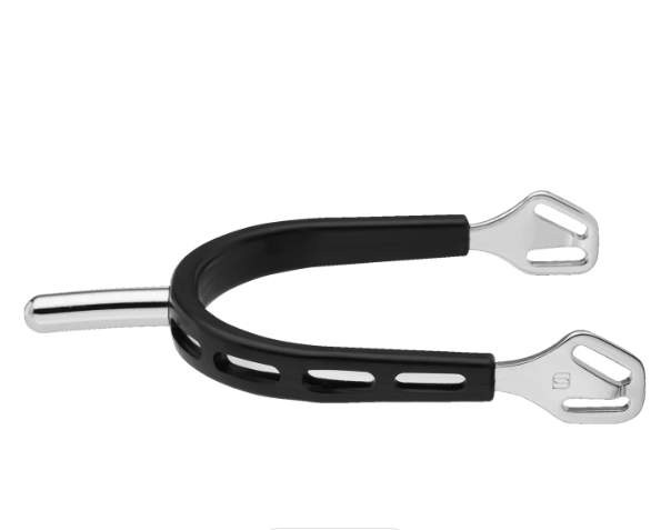 Sprenger ULTRA Fit Extra Grip Spurs with Balkenhol Fastening - Stainless Steel, 35 mm Rounded