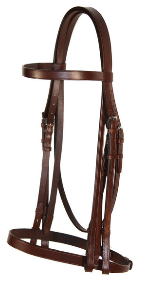 WHE Australian Classic Weymouth Bridle - Complete with Reins