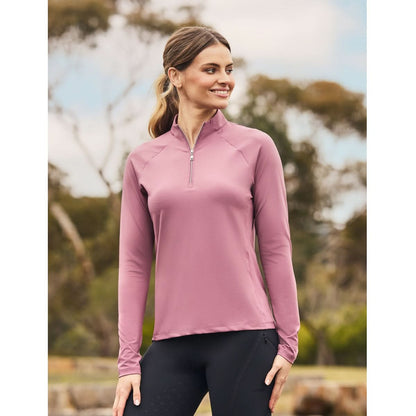 Weatherbeeta Prime Long Sleeve Top - Dusky Orchid