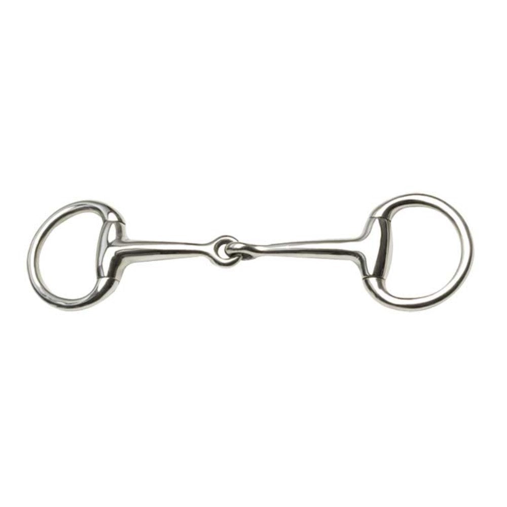 Zilco Eggbutt Bradoon Fine Mouth Snaffle Bit - Single Joint