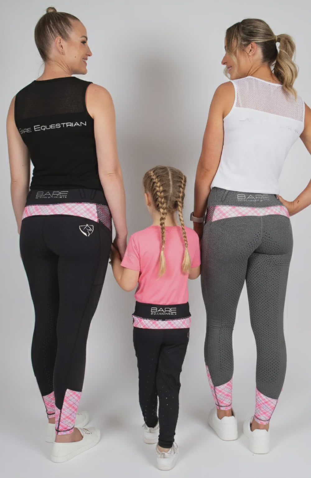 Bare Equestrian Youth Performance Riding Tights - Roseberry