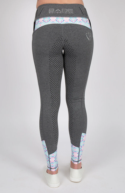 Bare Equestrian Youth Performance Riding Tights - Azure