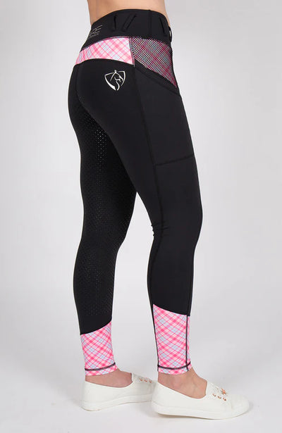 Bare Equestrian Youth Performance Riding Tights - Roseberry