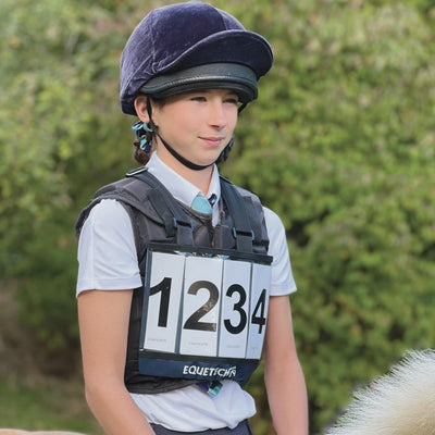 Equetech Mini Eventing Cross Country Number Bib + Numbers