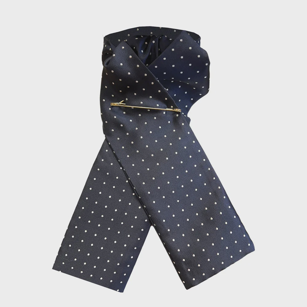Equetech Ready-Tied Stock - Junior Navy