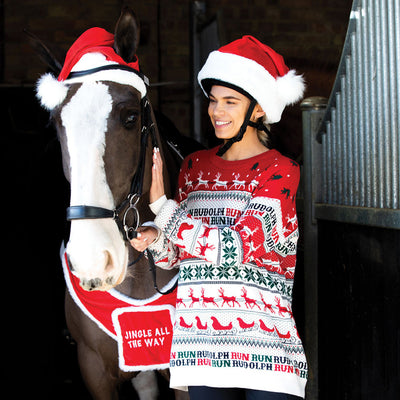 Equetech Red Santa Hat Silk