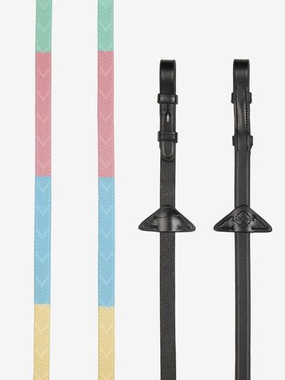 LeMieux Versa Grip Reins - Spring Pastels