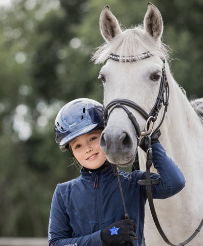 Uvex Kidoxx Shiny Kids Helmet - Navy