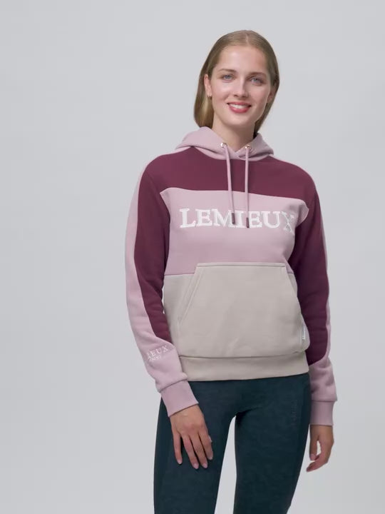 Load video: LeMieux Kadie Colour Block Hoodie