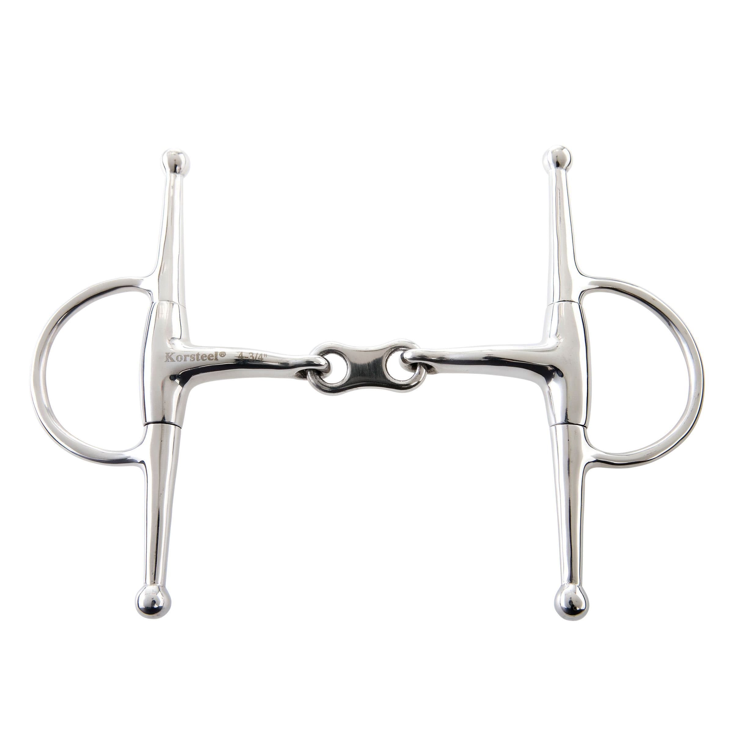 Korsteel Full Cheek French Link Eggbutt Snaffle