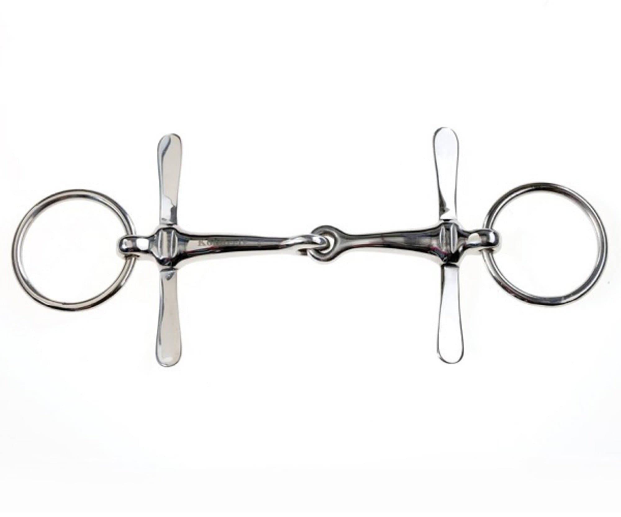 Korsteel  Stainless Steel Jointed Tom Thumb Snaffle Bit