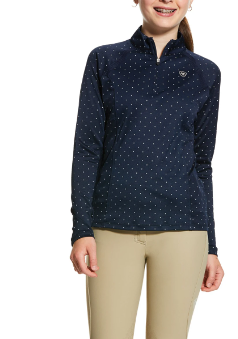 Ariat Girls Sunstopper Long Sleeve Top 2.0  with 1/4 Zip