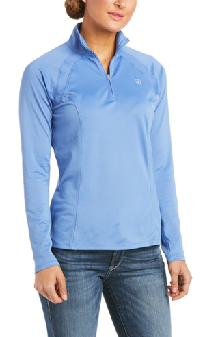 Ariat Sunstopper Long Sleeve Top 2.0  with 1/4 Zip Baselayer