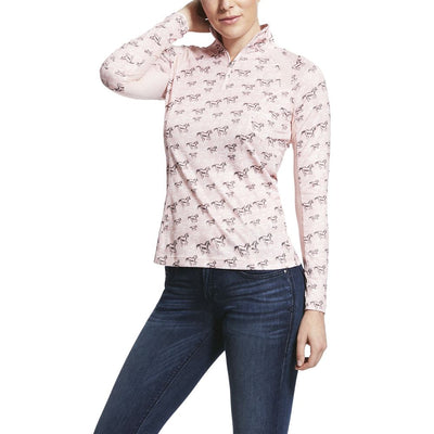 Ariat Sunstopper Long Sleeve Top 2.0  with 1/4 Zip Baselayer