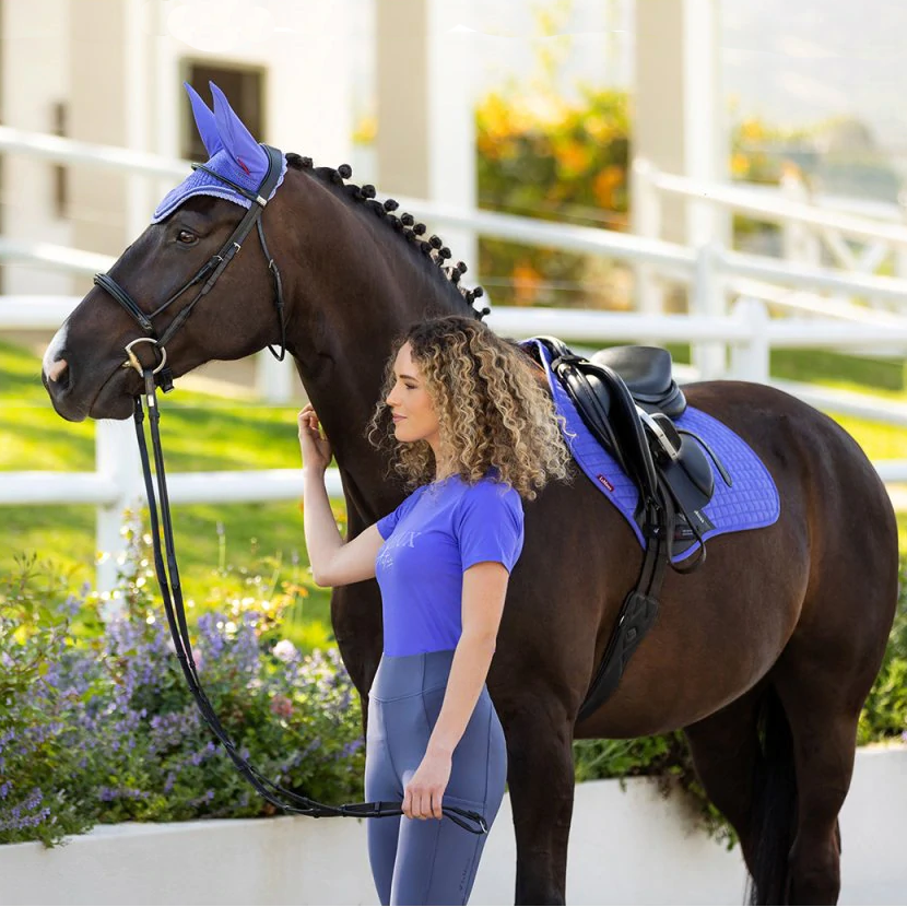 LeMieux ProSport Suede Close Contact Square Saddle Pad