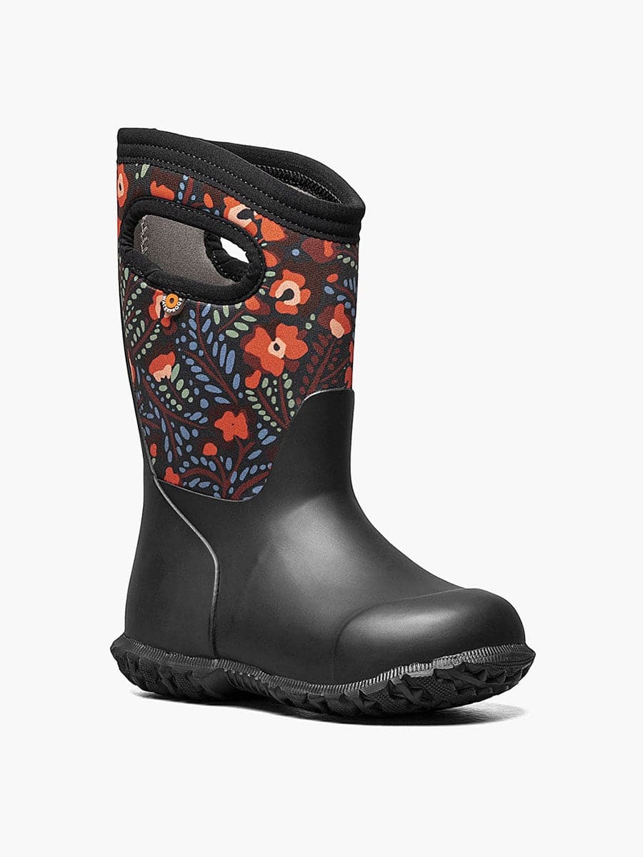 Bogs York Super Flower Kids Rain Boots