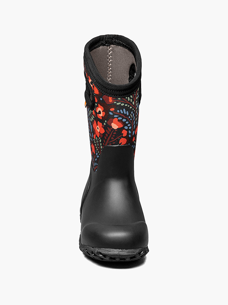 Bogs York Super Flower Kids Rain Boots