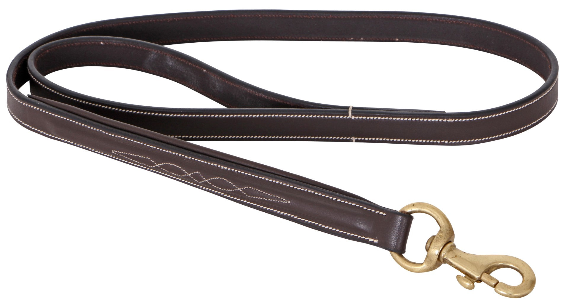 Cavallino Fancy Stitched Leather Dog Lead