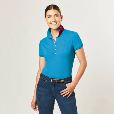 Dublin Lily Cap Sleeve Polo