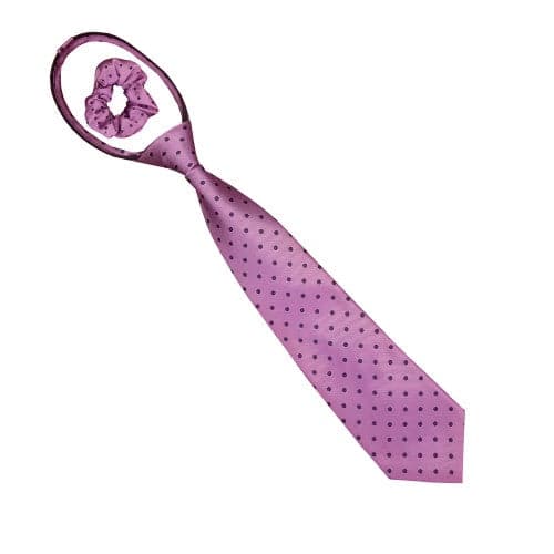 Equetech Polka Dot Show Zipper Tie - Tie Only