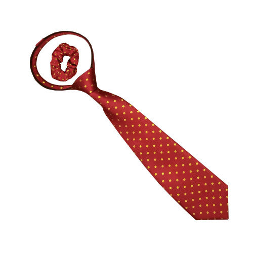 Equetech Polka Dot Show Zipper Tie - Tie Only