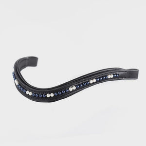 Flexible Fit Navy and Double Cream Pearl Wave Browband