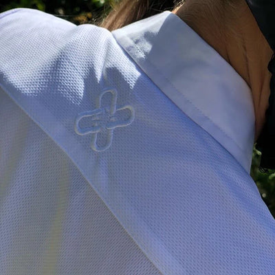 Giddy Up Girl Childs UNISEX Pony Club White Collared Show Shirt