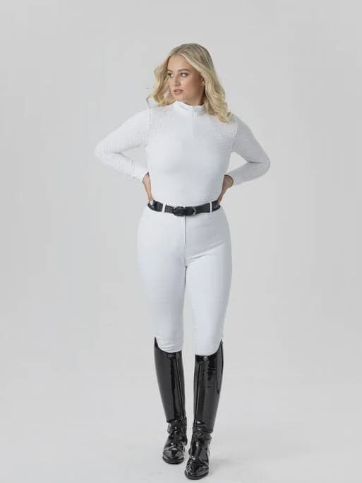 LeMieux Dynamique Full Seat Breeches - White