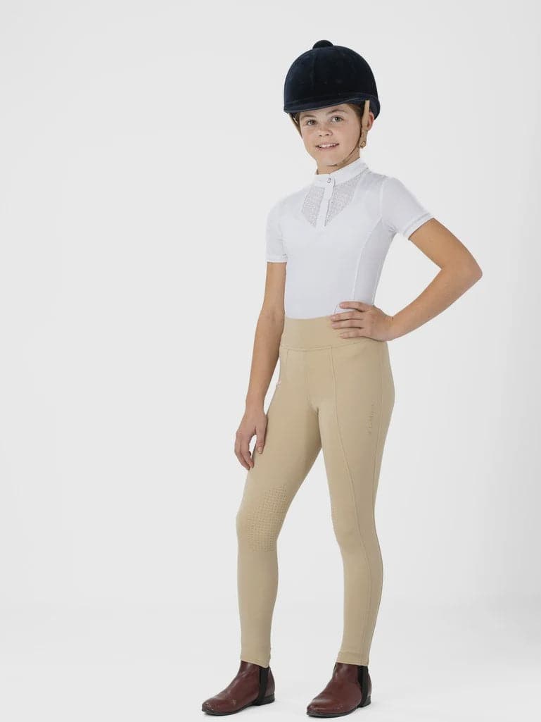 LeMieux Young Rider Pull On Breeches - Beige