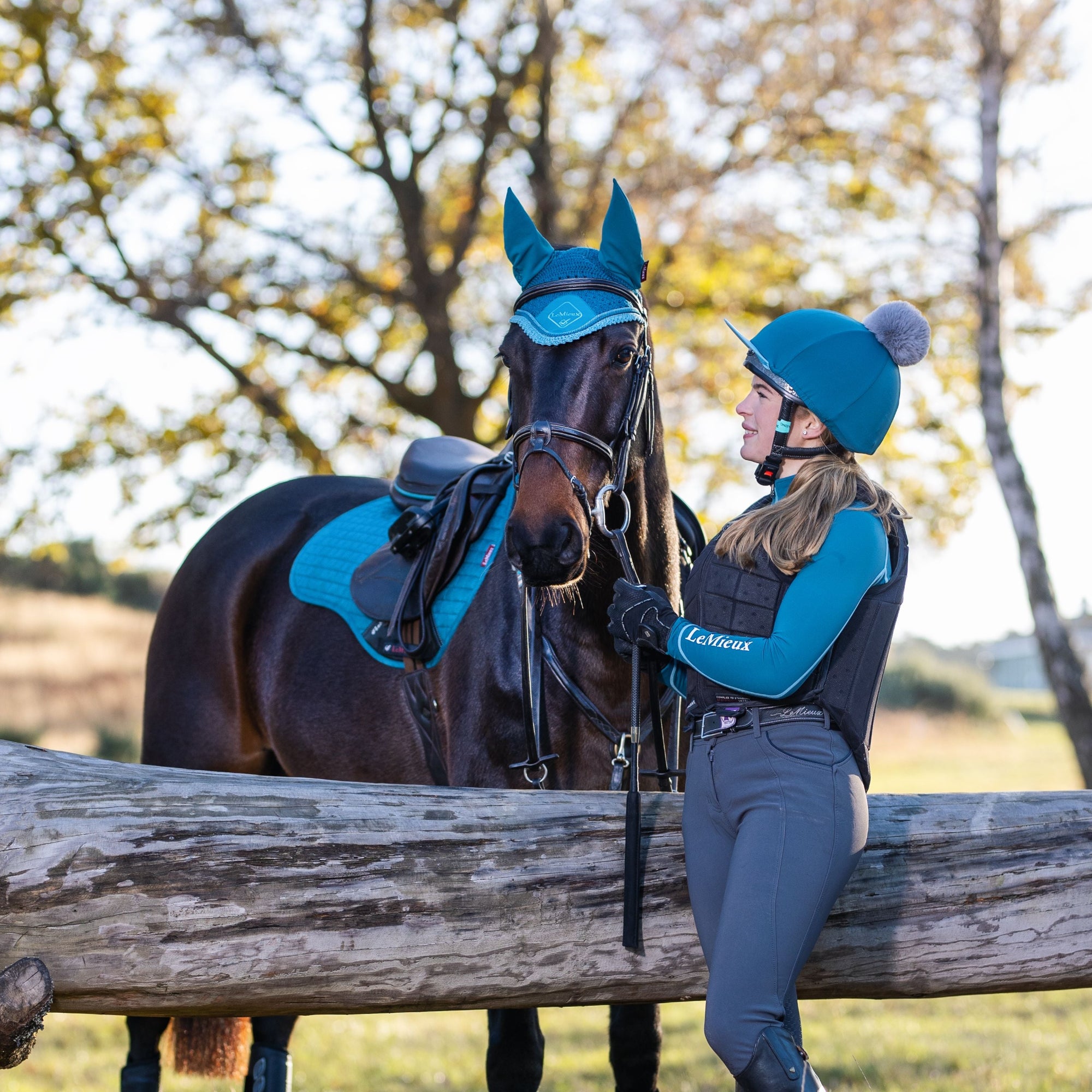 LeMieux Pom Pom Hat Silk