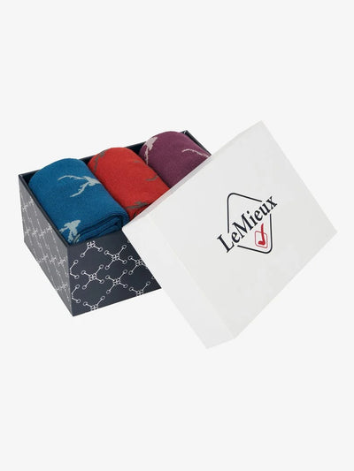 LeMieux Valencia Bamboo Socks Snaffles