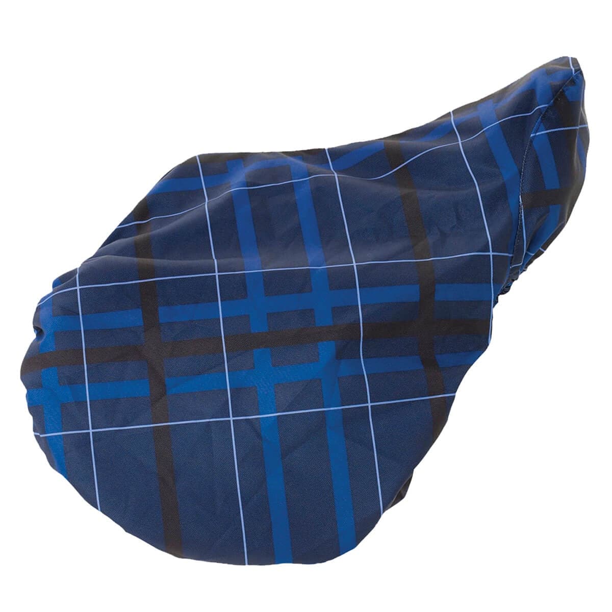 Pessoa 1200D Saddle Cover Plaid Navy/Black