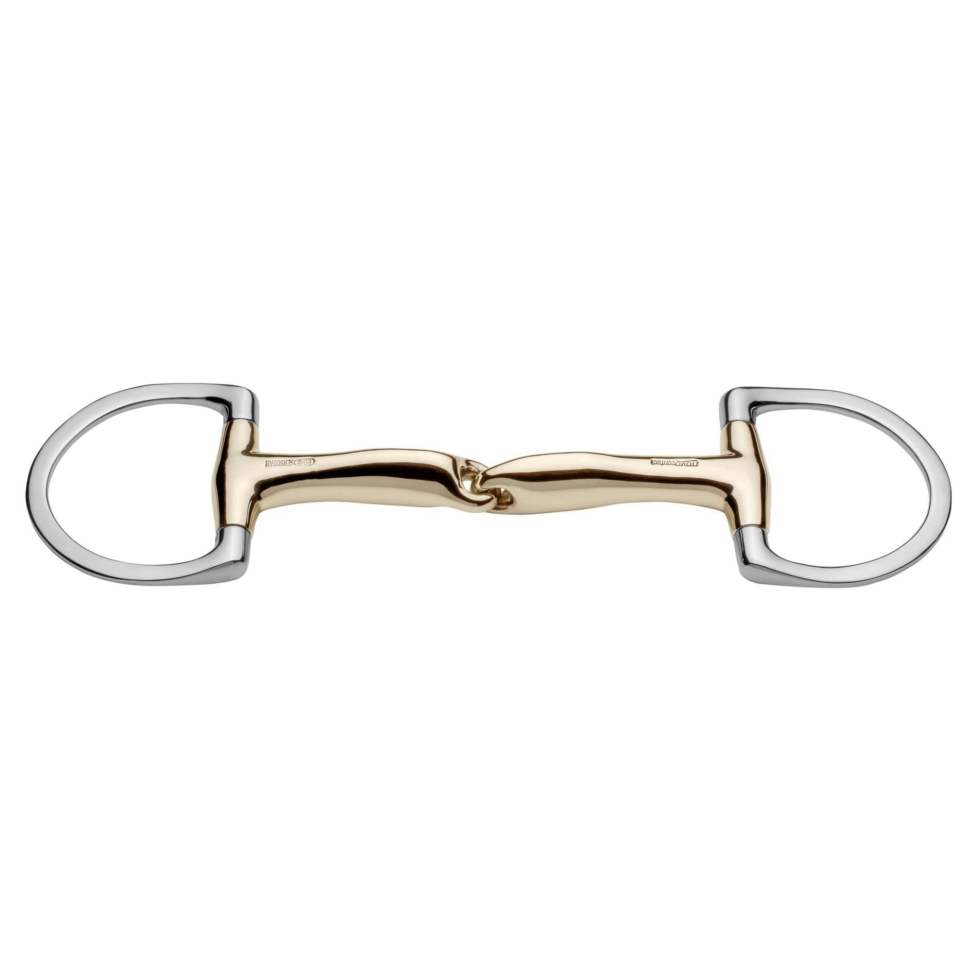 Sprenger Novocontact Eggbutt Snaffle Bit with D Shaped Rings - 16mm