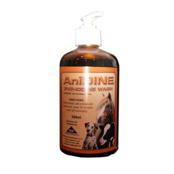 Anidine Animal Iodine PVP Spray Wash