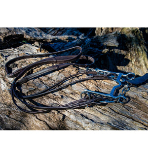 WHE Childs Forked and Nappa Padded Reins