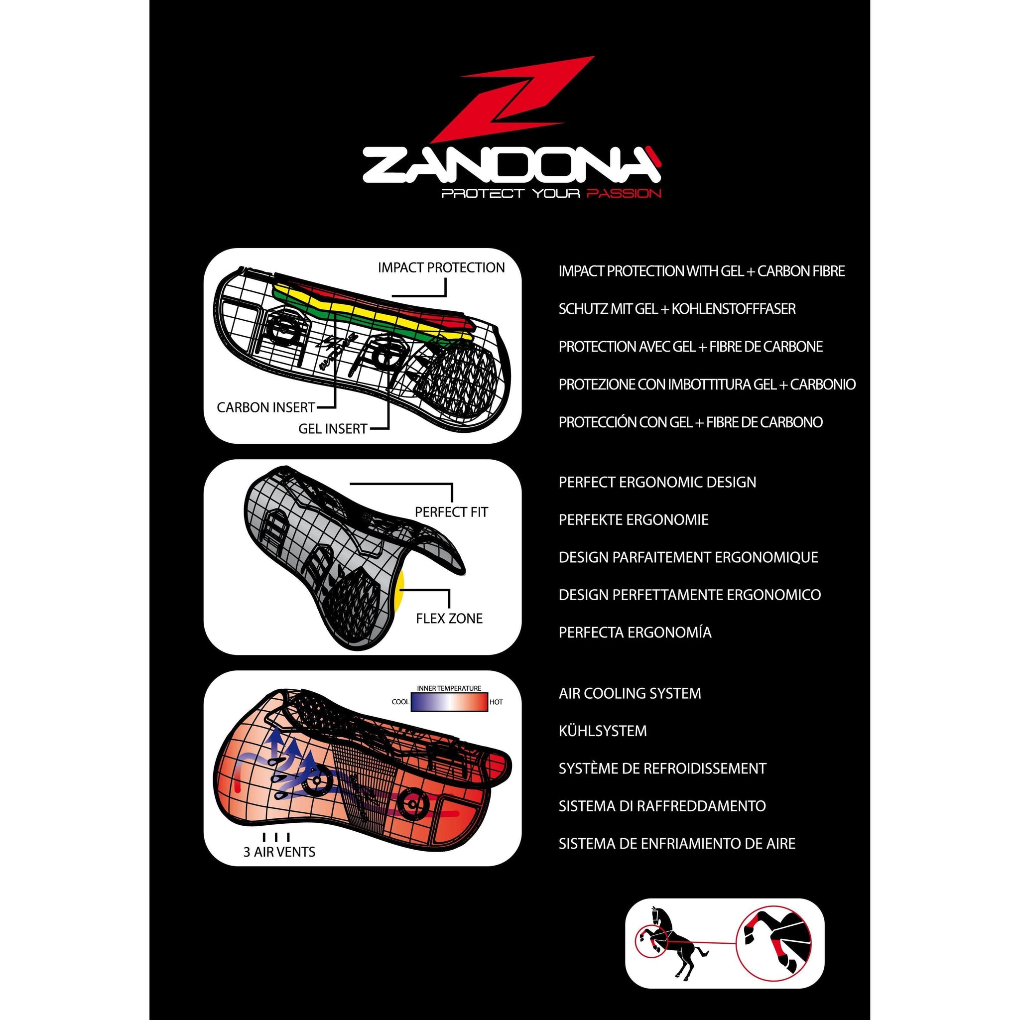 Zandona Carbon Air Tendon Boot